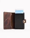 Las Vegas - Men’s Original Leather Wallet - One-Click Card Access - (Vintage Brown) - Thumbnail 7