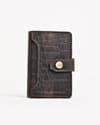 Las Vegas - Men’s Original Leather Wallet - One-Click Card Access - (Croco Rugged Brown) - Thumbnail 6