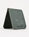 Miami (Sleek Series) - Men’s Original Leather Wallet (Rugged Green) - Thumbnail 5