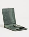 Broadway  (Sleek Series) - Men’s Original Leather Wallet (Rugged Green) - Thumbnail 4