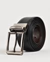 Brazil - Men's Original Leather Belt  Reversible (Black & Brown) - 28-44 - Thumbnail 5