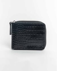 Rugged Q7 Men’s Original Leather Zipper Wallet (HARD LEATHER)