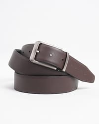 Lazio Men's Original Leather Belt  Reversible (Black & Brown) - 28-44