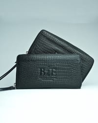 Lyra - Women’s Original Leather Wallet - Black