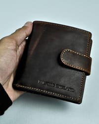 Braxton- Men’s Original Leather Wallet (Vintage Brown)