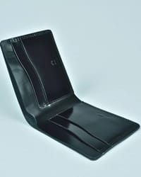 Berlin (Sleek Series) - Men’s Original Leather Wallet (Jet Black)