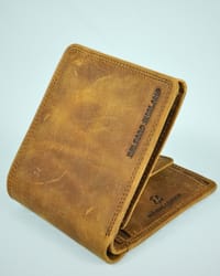 Cambridge - Men’s Original Leather Wallet (Vintage Rustic Tan)
