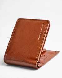 Cambridge - Men’s Original Leather Wallet (Cognac)