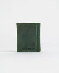 Dublin - Men’s Original Leather Trifold Wallet (Rugged Green)