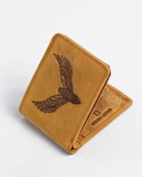 Cambridge (Limited Edition) Men’s Original Leather Wallet - Rugged Tan - Eagle