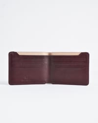 Heritage (Sleek Series) - Men’s Original Leather Wallet (Cherry)
