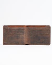 Heritage (Sleek Series) - Men’s Original Leather Wallet - Rugged Brown