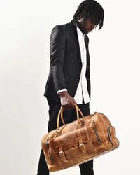 The Heritage - Original Leather Travel Bag (Rugged Tan)