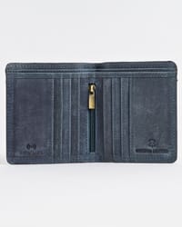 Aubrey - Men’s Original Leather Wallet - Blue