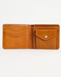 Broadway (Sleek Series) - Men’s Original Leather  Wallet (Lux Tan)