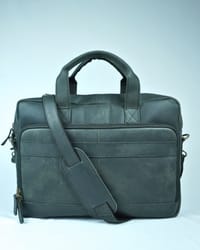 Vintage Series - 100% Original Leather (Laptop Bag) - Black