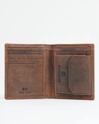 Hyde Men’s Original Leather Wallet (Rugged Brown)