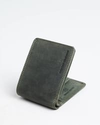 Cambridge Men’s Original Leather Wallet (Rugged Green)