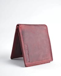 Harvard Men’s Original Soft Leather Wallet (Rugged Cherry)