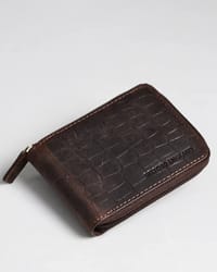 Tokyo Men’s Original Leather Wallet (Croco Vintage Brown)