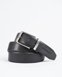 Saffiano Men's Original Leather Belt  Reversible (Black & Tan) - 28-44
