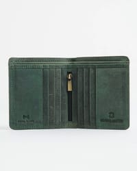 Aubrey - Men’s Original Leather Wallet (Rugged Green)