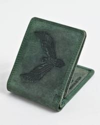 Cambridge (Limited Edition) Men’s Original Leather Wallet - (Rugged Green) - Eagle
