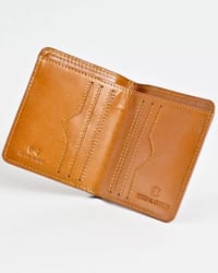 Boston (Sleek Series) - Men’s Original Leather Wallet (Luxury Tan)