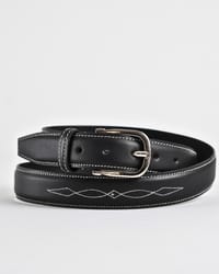 Nottingham Men's Original Leather Belt  (Luxury Black) - 28-44