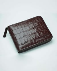 Luxury Series Men's Original Leather Wallet - Cherry