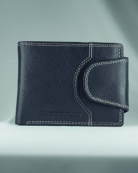 Indigo Men’s ORIGINAL LEATHER Wallet  Rfid Protected