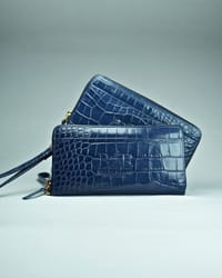 Mia - Women’s Original Leather Wallet (Premium Blue)