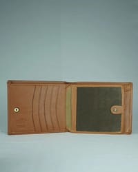 Chester - Men’s Original Leather Wallet (With 10 Card Slots) - Tan