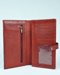 Lily - Women’s Original Leather Wallet - Red