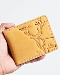 Cambridge (Limited Edition) Men’s Original Leather Wallet - Rugged Tan - Deer