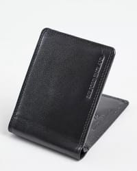 Real Madrid - Men’s Original Sleek Leather Wallet (Black)