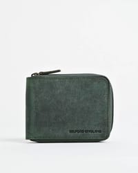 Tokyo Men’s Original Leather Wallet - (Rugged Series) - Green
