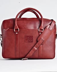 Executive Men's Original Leather Briefcase  (Saffiano)