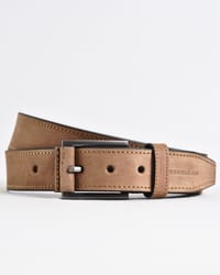 Sydney- Men's Original Leather Belt  (Suede Tan) - 28-44