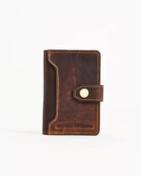 Las Vegas - Men’s Original Leather Wallet - One-Click Card Access - (Vintage Brown)