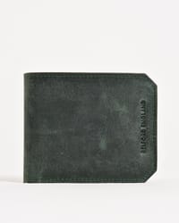 Miami (Sleek Series) - Men’s Original Leather Wallet (Rugged Green)