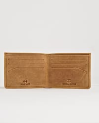 Texas (Sleek Series) - Men’s Original Leather Wallet (Rugged Tan)
