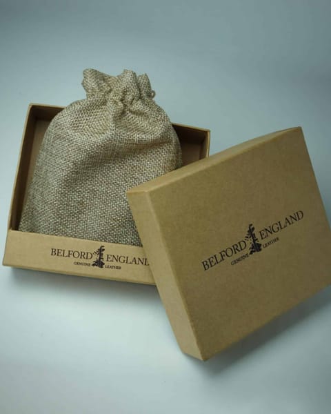 Luxury Series Men's Original Leather Wallet - Cherry - Image 5