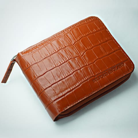 Luxury Series Men's Original Leather Wallet - Tan - Image 2