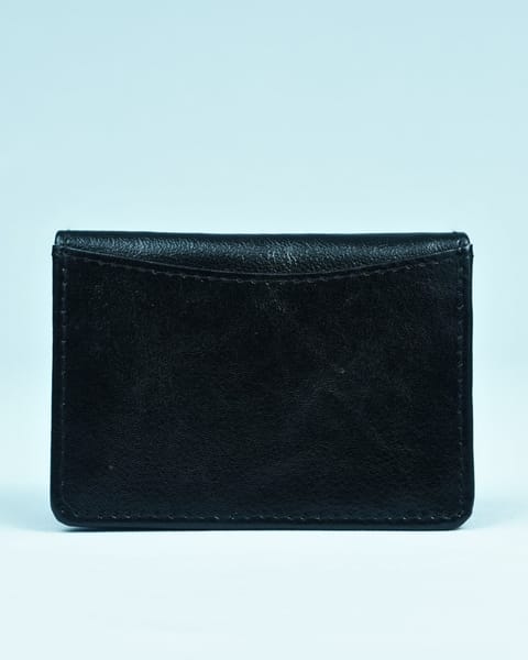 Doncaster - Men’s Original Leather (Sleek Design Wallet) - Black - Image 5
