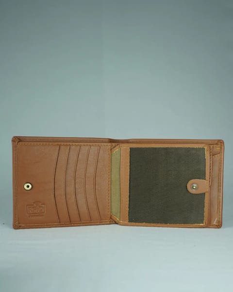 Chester - Men’s Original Leather Wallet (With 10 Card Slots) - Tan