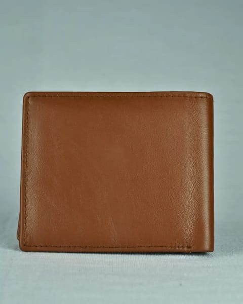 Chester - Men’s Original Leather Wallet (With 10 Card Slots) - Tan - Image 6