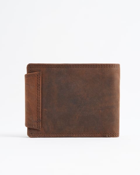 Derby - Men’s Original Leather Wallet (Rugged Series) - Brown - Image 10