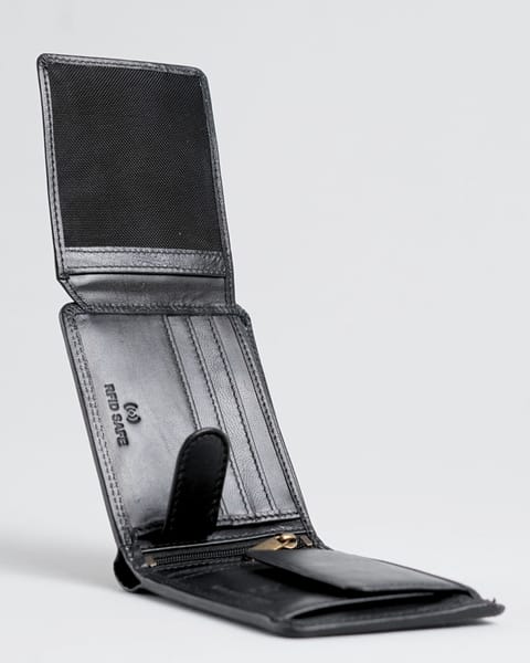 Cambridge (Limited Edition) Men’s Original Leather Wallet - Black - Image 3