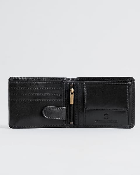 Cambridge (Limited Edition) Men’s Original Leather Wallet - Black - Image 5